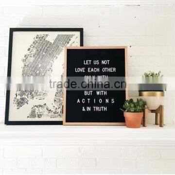2017 Hotseling Oak Felt Letter Board With 290 Letters photo-2