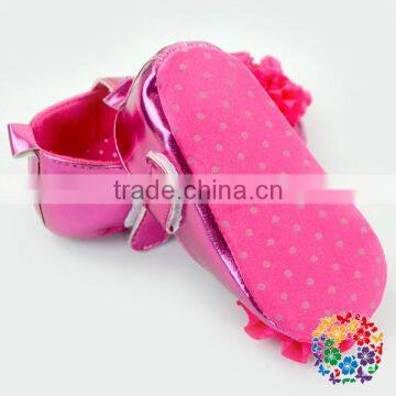 Fashion Girl Child Shoe/Infant Hot Pink Sequins Girl Shoes/Cute Girls Shoes