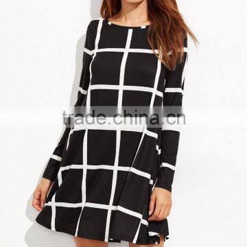 New Long Sleeve T-shirt Dress Plus Size Women Mini Dresses A Line Casual Sexy Clubwear