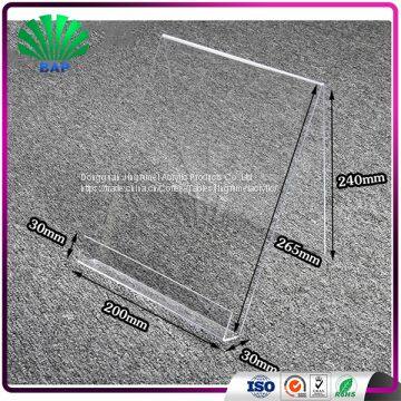Transparent Book Shop Display Holder Cardboard Display Stand Acrylic Brochure Stand photo-2
