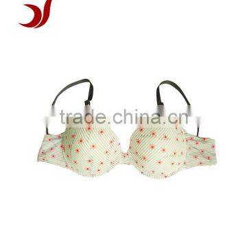 Top quality print bra & sexy lovely girl bra