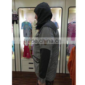 Factory 100% Cotton Contrast Color Jacket Stock photo-3