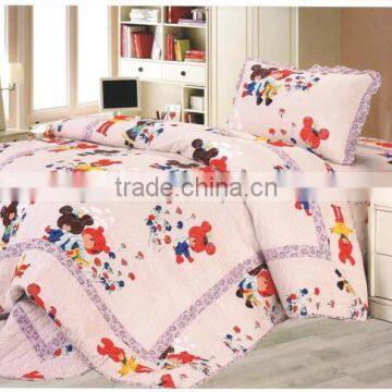 100% cotton animal kids quilt