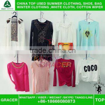 In Bales Clean Small Bales Girl Long Sleeve T-shirt Used Clothing Small Bales photo-6