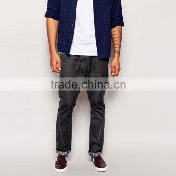 boys plain special fashion design scratch jeans for sale