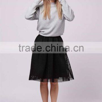 High Quality Airtex Midi Skirts 2016 Summer Fashion Skirts Women Office Wear A Line Skirts photo-2