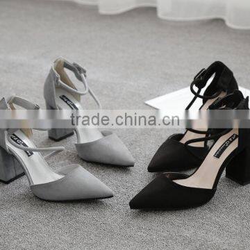 Zm50080b 2017 Europe Chunky High Heel Shoes New Style Ladies Sandals Shoes photo-3