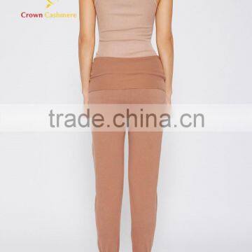 Women Round Neck Cashmere Sleeveless Knitted Sweater Pullover photo-2