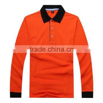 China Factory Latest Fashion Electronic Blank Long Sleeve Polo T-shirt Custom photo-3