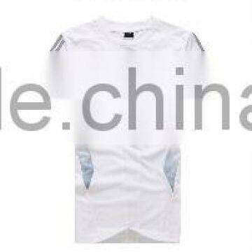 New Fashion Mens Quick Dry Short Sleeve Blank T Shirt 100% Polyester Sport Shirt Tees photo-3