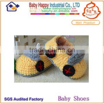 Hot Sale Handmade Wholesale Crochet Baby Shoes Made In China