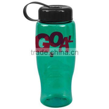 USA Made 27 oz Transparent Sports Bottle With Tethered Lid - BPA/BPS-free, FDA Compliant and Comes With Your Logo photo-5