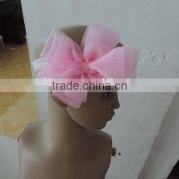 2016 Boutique Kids Girl Bowknot Headband Baby Girl Top Knot Turban Hedband Children Flower Hairband photo-3