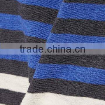 Comfortable Slip On 100% Cotton Womens Loungewear With Attached Belt in Colorful Stripes photo-5