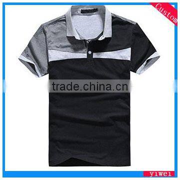 2014 Fashion Style Color Combination Polo Shirt Cotton for Men