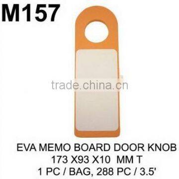 M157 DIY MEMO BOARD DOOR KNOB