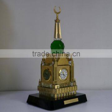 Wholesale High Quality Crystal Makkah Clock And Mecca Clock Tower With Ramadan Gift photo-3