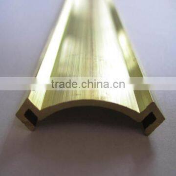 Shanghai OEM decorative furniture edge corner brass profile