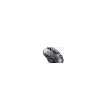 Gray Rubber Lacquer Computer 2.4G Wireless Mouse USB NANO Receiver for Windows Vista