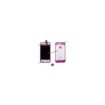 Purple Transparent LCD Display And Touch Screen Digitizer Assembly For iPhone 4S