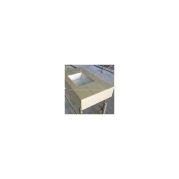 modified acrylic solid surface artificial stone vanity top