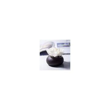 80ml Black Matt Ceramic Fragrance Diffuser with Sola Flower Logo Printing TS-RD18