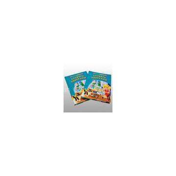 Teaching English Children Hardcover Book Printing Service UV Varnish