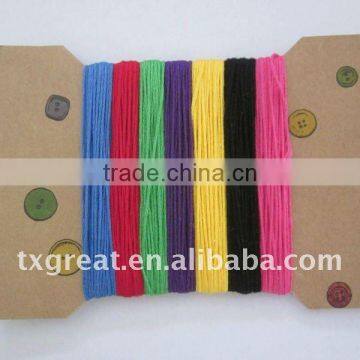 100%combed cotton embroidery thread