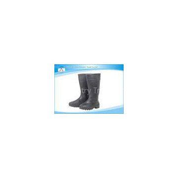 Acid Resistance Men 36~40CM Height Black Safety Raining Boots in Food Industry