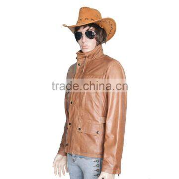 Custom Made Real Leather Biker Jacket / Leather Jacket photo-5