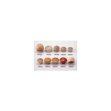 Natural Upscale Pellet Wooden Knobs Handles For Drawer Movable Compact Design