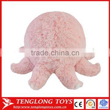 Hot Selling 7'' Stuffed Cute Pink pp Cotton Emoji Pillow Octopus Plush Toy photo-3