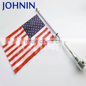 100% polyester cheap price promotion bike american flag new