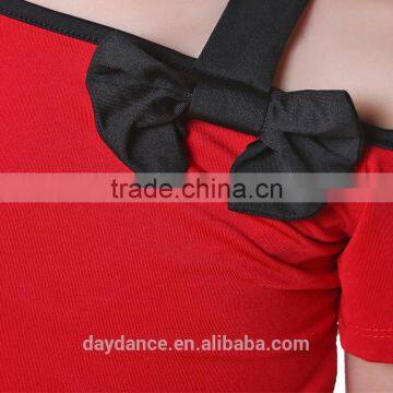 Child Kids Latin Salsa Dance Suit Short Sleeve Dance Costumes For Girls photo-4