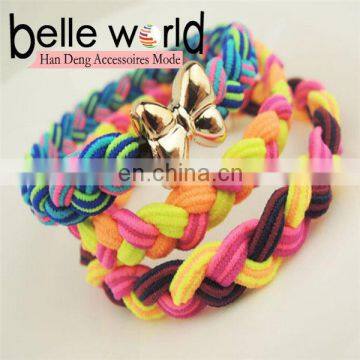 Braid Hair Elastic Rubber Bands Scrunchy Ponies Hair Tie for Girls