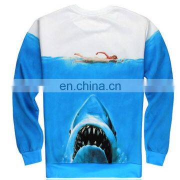 Fleece crewneck 3d sweatshirt