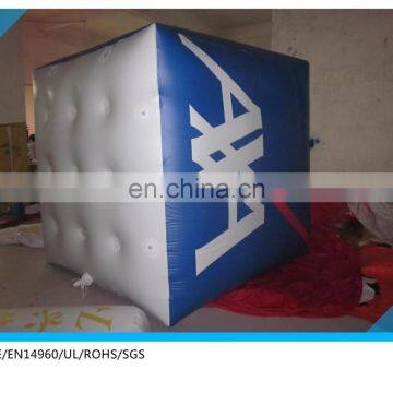 cheap price inflatable cube helium balloon float on the sky