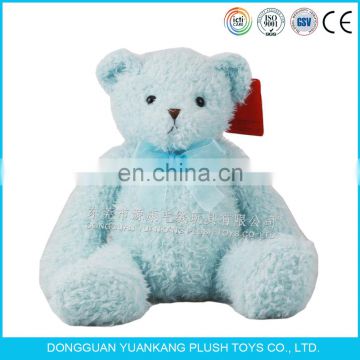 Wholesale popular sleeping blue color teddy bear pet toy with ROHS standard