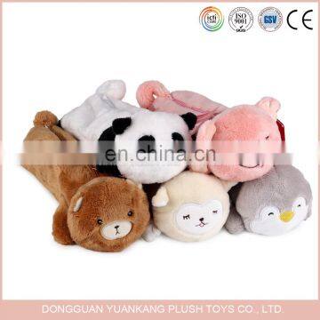 22cm long animal shaped plush pencil case plush toy