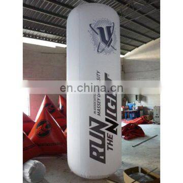 Inflatable huge pillars with light bulb for advertising display, inflatable column with light