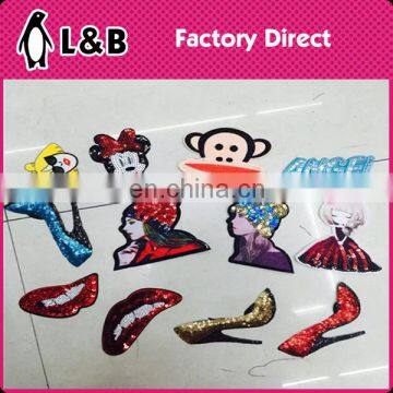 Cheap Embroidered Sequins Animal Hot Fix Motifs,wholesale Embroidered Patch,animals Clothes Embroidered Patches photo-3