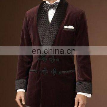 Latest Men's Smoking jacket Dinner Suit wedding dress Jacket Tuxedo Blazer