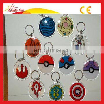 Promotional Gift Colored Acrylic Keychain