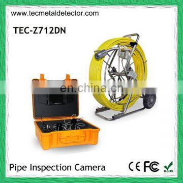 Self-leveling pipe inspection camera with 512Hz transmitter and meter counter TEC-Z712DN