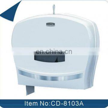 Wall mounted Popular design single & Twin Roll Paper Dispenser Large Paper Roll Dispenser CD-8103A