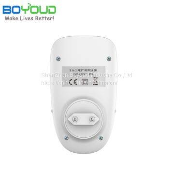 5 In 1 Ultrasonic Rat Repeller Pest Repeller With Night Light photo-2