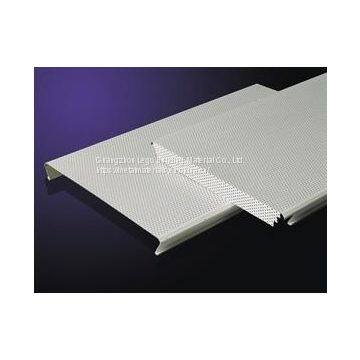 Champagne Gold Aluminum Buckle Integrated Ceiling Plaza