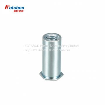 BSO-440-6/8/10/12/14/16/18/20/22/24/26/28/30/32/34 Blind Threaded Standoffs Hex Blind Hole Pressure Riveting Stud Column