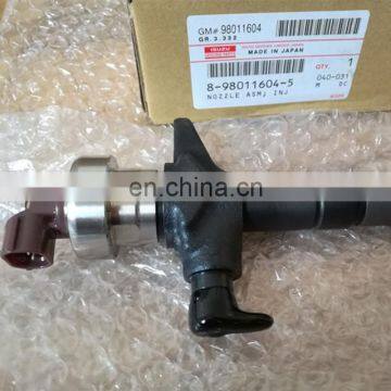 high quality injector 8-98011604-5 8980116045 fuel injector 095000-6980 for I-SUZU DMAX