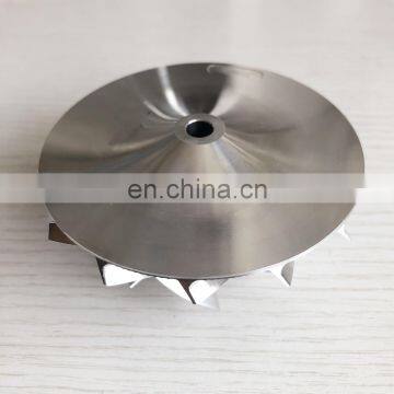 GT3788VA 725326-0002 63.40/88.25mm 7+7 Blades High Performance Turbo Billet/aluminum 2618 Compressor Wheel for Chevy 6.6L photo-3